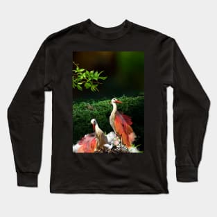 The power animal - white stork Long Sleeve T-Shirt